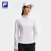 FILA Women's Slim Fit Half-Zip Knit Top S