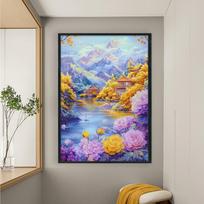Wonderland Full 11CT 3 Strands DIY Stamped Cross Stitch Art and Crafts Kits Large Size 50x70cm for Beginners Adults Home Decor China Mainland