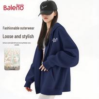 Baleno Women's Star Graphic Hooded Zip-Up Sweatshirt 2XL