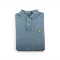 Seconde vie - Polo manches courtes Homme Bleu clair - Excellent état M
