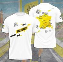Tour De France 2026 Lenktynių 3D Marškinėliai Gerbėjams L
