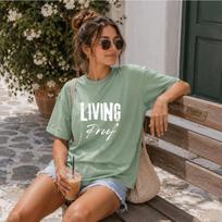 Living Proof Shirt, Christian Graphic Tee, Faith Based Shirt, Christian T Shirt, Religious Gift, Inspirational Tee, Faith Apparel 4XL