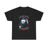 Not Sure If Dark Humor Shirt Funny Graphic Gift Unisex Heavy Cotton Tee S