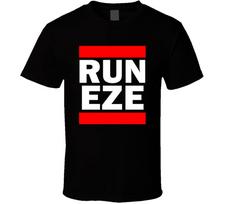 Run EZE Buenos Aires Argentina Funny Graphic Patriotic Parody Black T Shirt XL