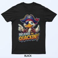 Funny Release Quackin Rubber Ducky Kraken Parody Pirate T-Shirt XXXL