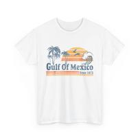 Gulf of Mexico Since 1672 T-shirt Palm Trees Beach Mexico Sunset Shirt S