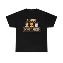 Dont Shop Adopt Family Fur Babies T-Shirt XL