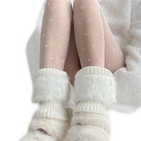 Women's Boot Cuffs Topper Legging Pads Knee Brace Pads Calf Warmers Sleeves Knitted Winter Warm Leg Warmers Long Socks