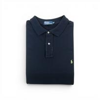 Seconde vie - Polo manches courtes Homme  Marine - Bon état 2XL