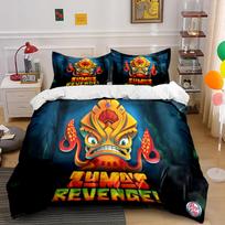 Zuma's Revenge Game Bedding Set Bedding set (1 duvet cover, 2 pillowcases, duvet not included) 135x200cm