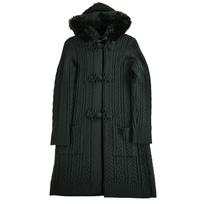Women's Black Wool Vest M juoda