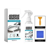 Adhesive Remover Spray 120ml for Car Glass Plastic - Sticker and Adhesive Cleaner One Size