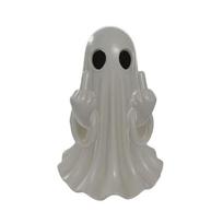 Funny Finger Figurine for Halloween Decoration, Desktop Ornament One Size balta