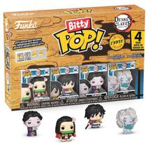 Funko Bitty Pop Demon Slayer 4 Pack Nezuko Kamado Giyu Tomioka Tamayo Chase Rui