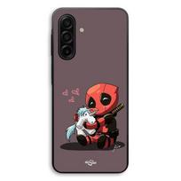 Coque Pour Samsung Galaxy A56 Bébé Deadpool avec Licorne Maniacase juoda