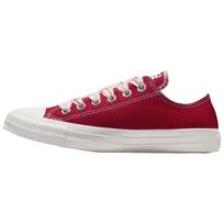 Converse  Chuck Taylor All Star Low Gingham Laces Women Sneakers Red Days-Ahead White A13662C 42.5