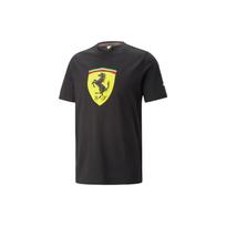 Puma X Ferrari Active Sports Collaboration Large Logo Casual Crew Neck Short Sleeve T-Shirt Men Tops Black 538175-01 M