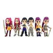 Anime Kpop Devil Hunter Figures Rumi/Mira/Zoey PVC Small Statue Peripheral Model Desktop Ornament Toy Christmas Gift įvairiaspalvis
