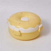 Donut Shaped Stainless Steel Lunch Box 304 Bento Box with Compartments for Kids School Food Sushi Container for Girls 3&800ml&1
