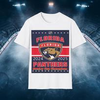 Soft Cotton T Shirt. Florida Panthers. Stanley Cup Champions 2025 Unisex T-Shirt L