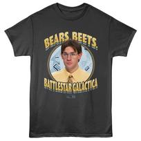 The Office TV Show Bears Beets Battlestar Galactica Men's T shirt S