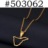 Outline Spain Tenerife,La Gomera,La palma,Gran Canaria,Fuerteventura,Catalonia,Ibiza,Minorca Map Necklaces Jewelry #502862 45cm OR 17.7 Inches