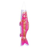 Japanese Carp Windsock Outdoor Hanging Fish Shaped Flag Kite Wind Socks for Garden Backyard Home Sushi Bar Restaurant Decoration S