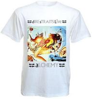 Alchemy Dire Straits Shirt Short Sleeve White Unisex S-234XL E1458 Unisex T-Shirt XXXL