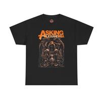 Asking Alexandria Memento Mori Hourglass Grim Reaper Rock Band Unisex T-Shirt XXL