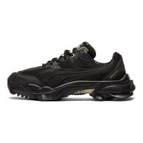 PUMA Nitefox Electric Unisex Fabric Leather Trendy Outdoor Cushioned Wear-resistant Breathable Light Low Top Daily Casual Shoes Black 385541-02 35.5