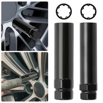 Small 6 Spline & 7 Spline Sockets Fuel Rim Lug Nut Key Wrench For Aftermarket Lugnuts 14X1.5, 14X2.0, 12X1.5, 12X1.25