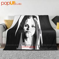 Retro Style Avril Lavigne 90S Hot Ultra-Soft Blanket Quilt Winter Sofa Cover Bed Covers Size: 75*100cm, Weight: 230 GSM