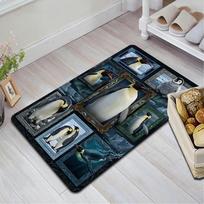 Emperor Penguin Portraits Pattern Rug Floor Mat for Living Room or Bedroom Soft and Comfortable Carpet a Gift for Birthday and Holiday. 40x60cm( 15x23in ) įvairiaspalvis