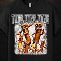 Tung Tung Sahur Merch, Brainrot T Shirt, Garama and Madundung, Meme Shirt, Triple T Brainrot Gifts S