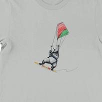 Bear Kite Surfing Shirt , Unisex, Animal Lover Shirt, Funny Animal T-shirt, Gifts For Him, Gifts for Her S
