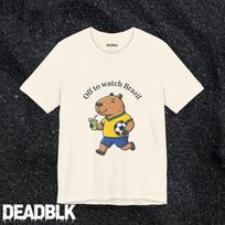 Brazil Football Fan Bear T-Shirt | World Cup Match Day, National Colors 4XL
