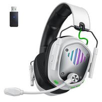 Gaming Headset Wireless Over Ear Bluetooth Headphones Pc Gaming Headset Wireless Noise Dj Headphones Smart Head Headphones balta