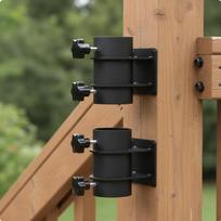 Deck Railing Umbrella Holder Heavy Duty Patio Clamp Easy Installation Outdoor Hardware for