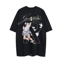 25 Cross-border American tide brand REPRESENT LIFE artistic dancer letter R short-sleeved t-shirt men's and women's high street half-sleeves S