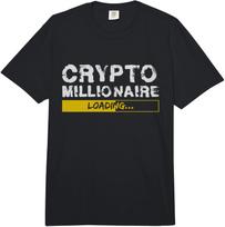 Crypto Millionaire Loading Funny Bitcoin Gift Comfort Colors Adult Heavyweight  Unisex T-Shirt XXXL