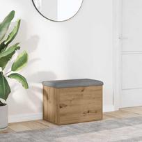 Bench with Storage Oak Artisan 62X42X45 Cm Glued Wood