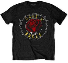 Guns N Roses Rose Circle Paradise City Unisexs Tshirt L