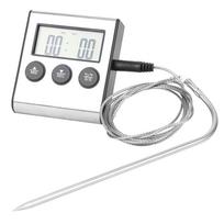 Digital Thermometer Multifunctional Kitchen Food Thermometer Alarm Industrial Supplies Plastic + stainless steel