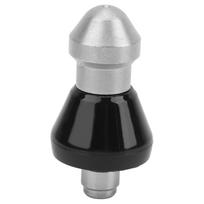 Pipe Dredging Nozzle 1/4in Drain Outlet Cleaning Quick High Pressure Cleaner Nozzles(Middle Head ) Color: Gray + black