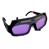 Suvirinimo akiniai Automatiškai tamsėjantys Dydis reguliuojamas Apsauginiai Profesionali suvirinimo kaukė ABS+LCD photosensitive dimming lens purple
