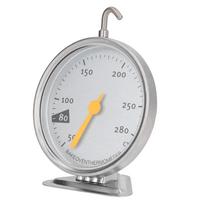 Oven Thermometer Stainless Steel High Accuracy Food Dial Thermometers for BBQ Kitchen Color: Grey