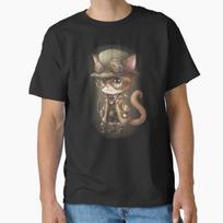 Steampunk Cat 8 Classic TShirt Made In UsaAus TShirt S2xl S