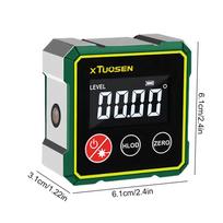 Magnetic Angle Finder with LCD Backlight Protractor Inclinometer Gauge Level Angle Gauge for Woodworking Table Saw Metalworking