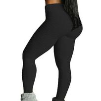 Women's High Waist Yoga Leggings For Gym Fitness And Workout Black,2XL