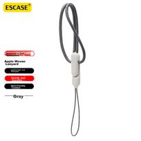 Suitable for AirPods Pro 3 Lanyard, Phone Strap for 4/pro2 Generation Earphones, CCD Camera Braided Cord, Earphone Phone Anti-Loss Strap, Gray